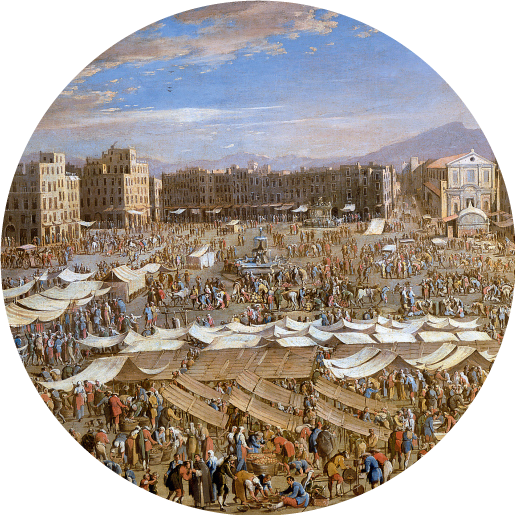 La Plaza del Mercado Napoli - 18e - Domenico Gargiulo